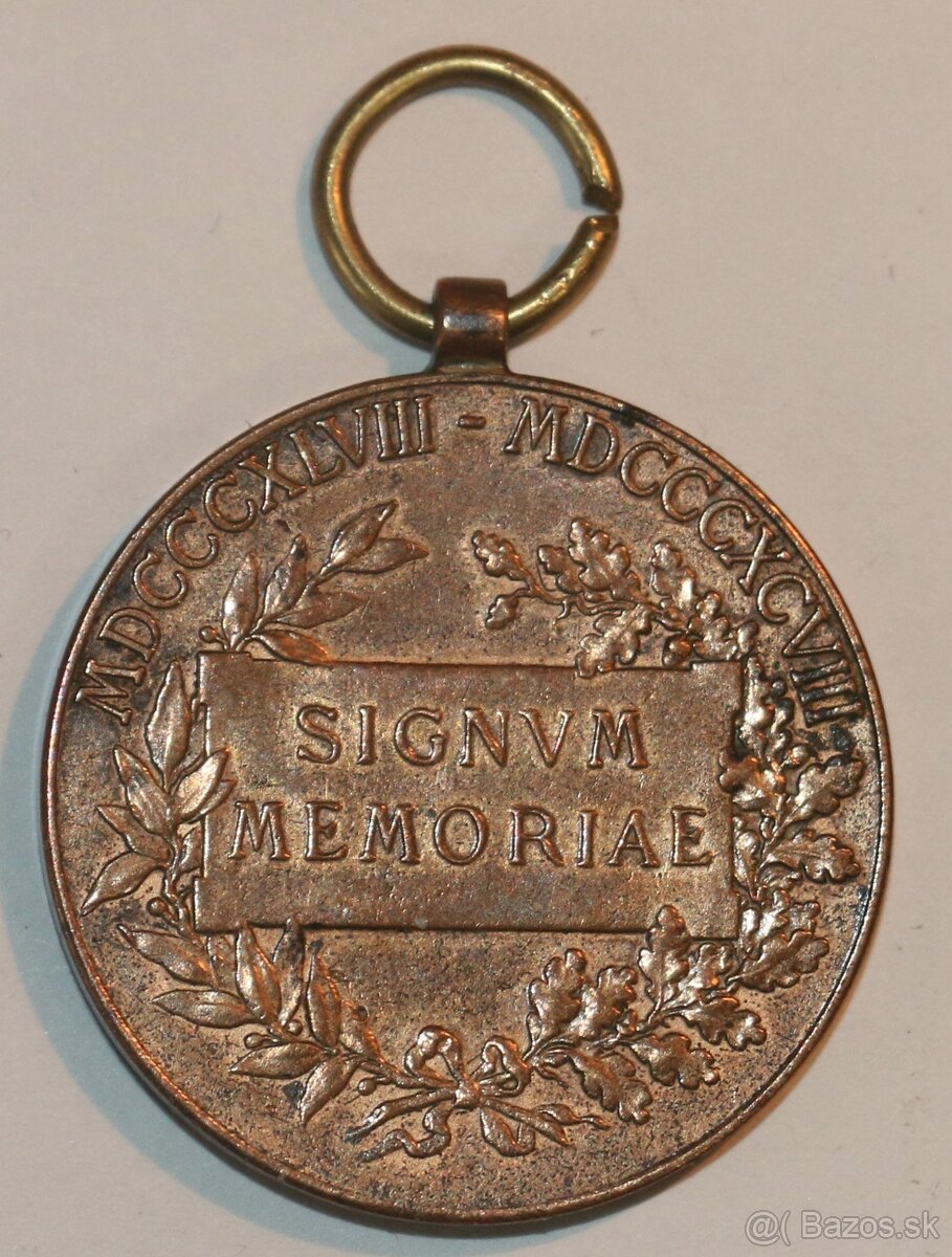 Medaila Signum memoriae - Franc Jozef - 2