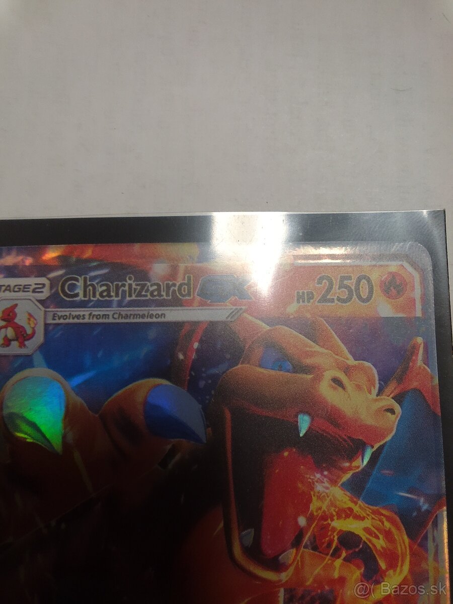 Pkémon karta CHarizardGX - 2