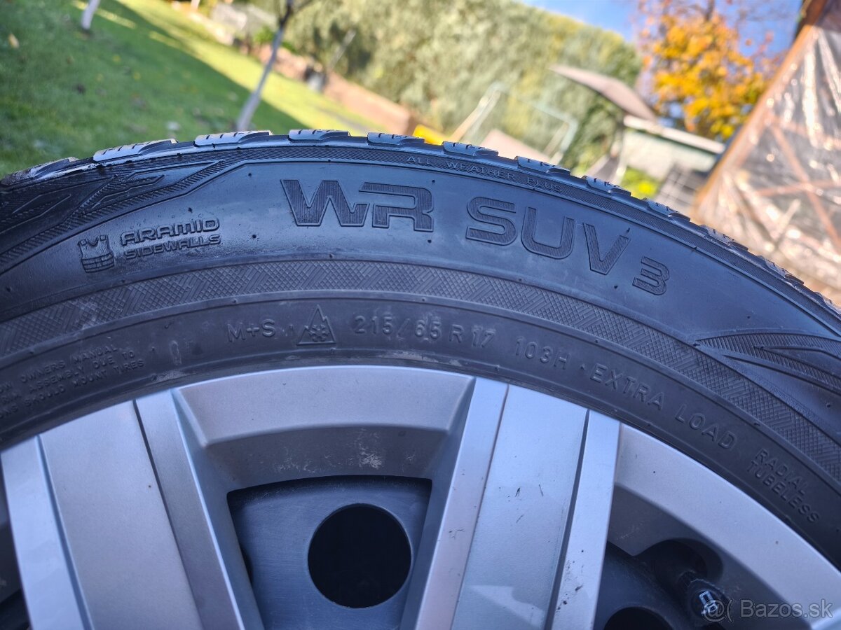 215/55 R17 98V zimne pneumatiky na diskoch - 2