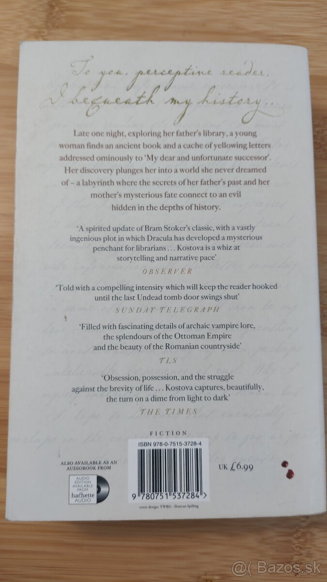 Elizabeth Kostova - The Historian - 2