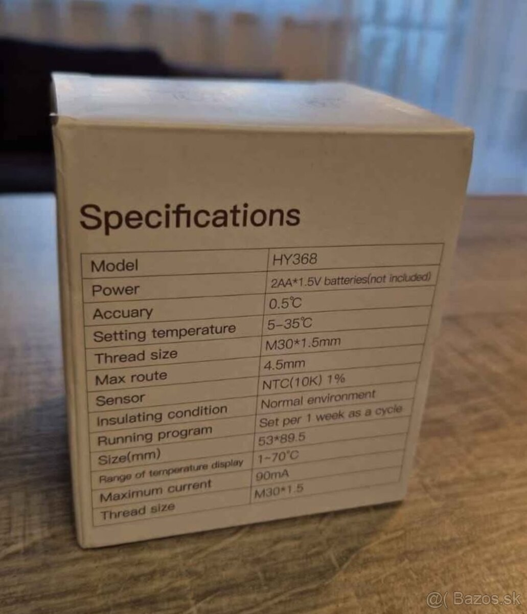 Inteligentné termostatické hlavice na radiátor 4ks - 2