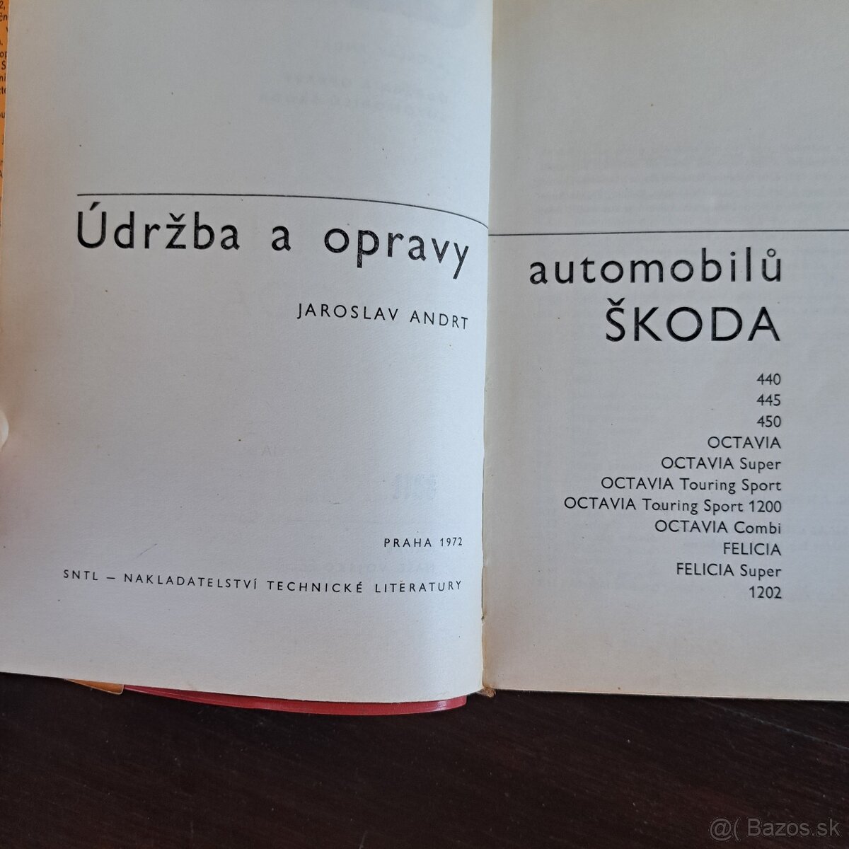 Škoda 440, 445, 450 .... originál príručka - 2
