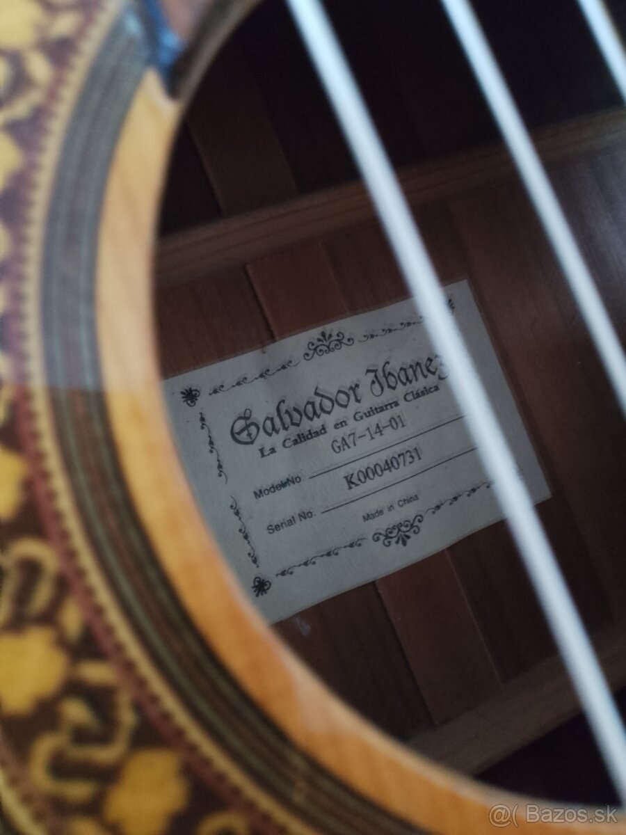 klasicka gitara Salvador IBANEZ GA7 - 2
