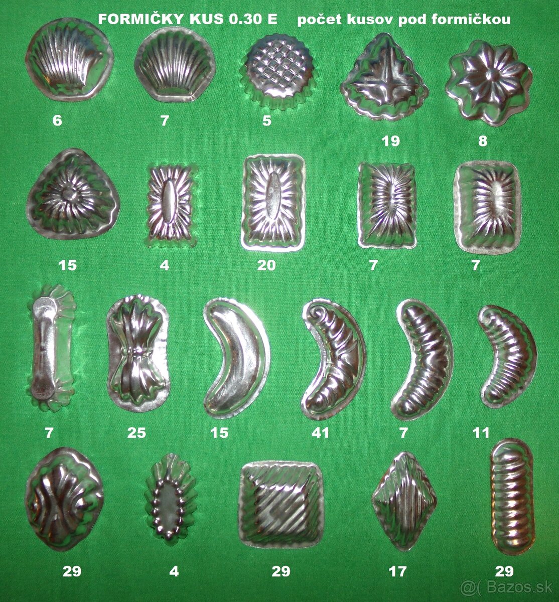 RETRO FORMIČKY, KOŠÍČKY, VANIČKY, ORIEŠKY, VYKRAJOVAČKY - 2