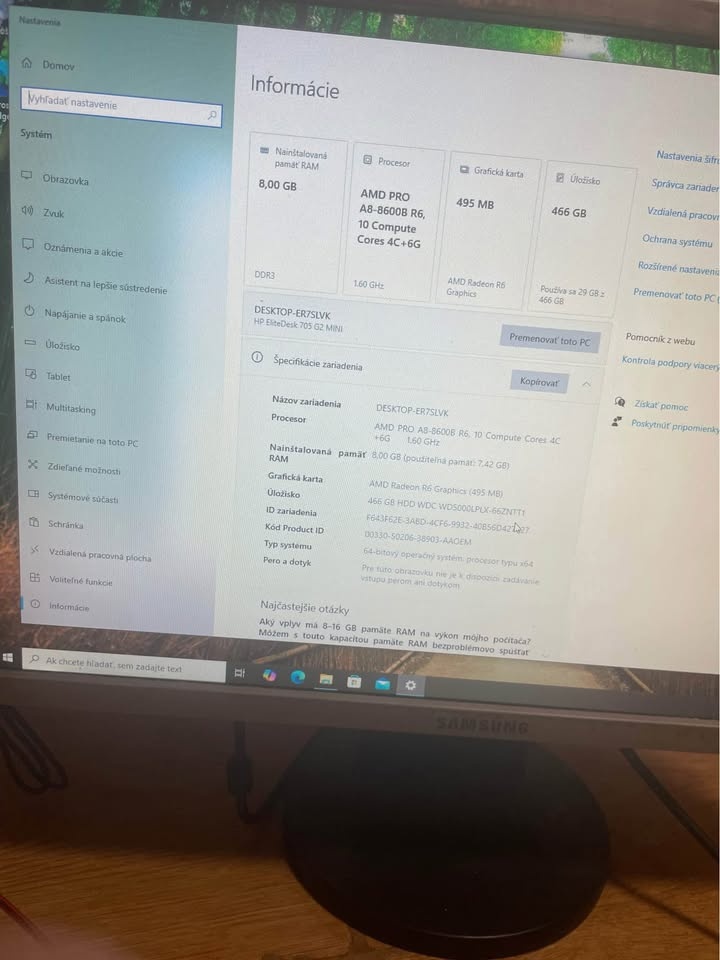 Mini PC EliteDesk HP G2 - 2