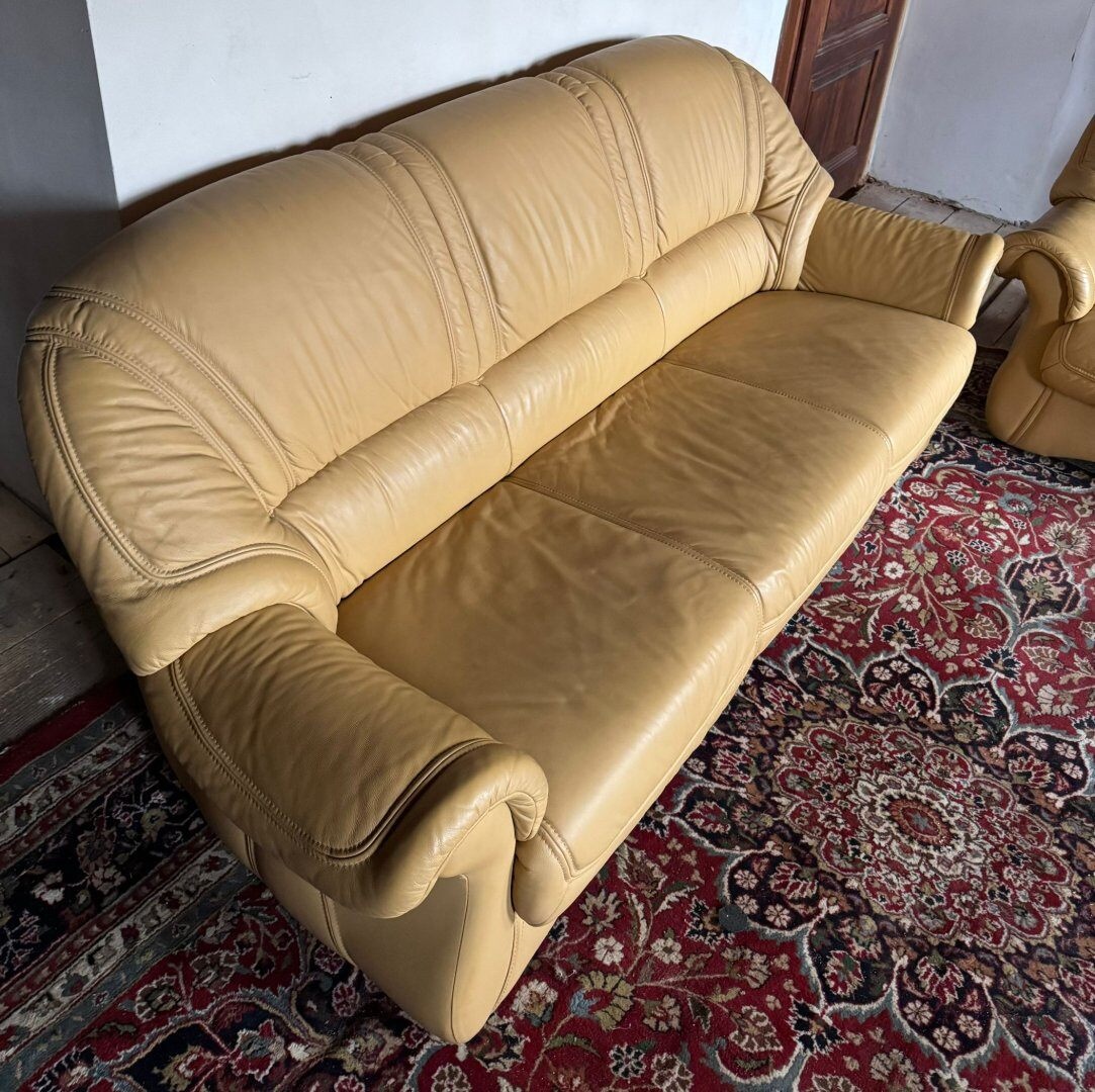 Kožená sedací souprava 3+1,5837 - 2