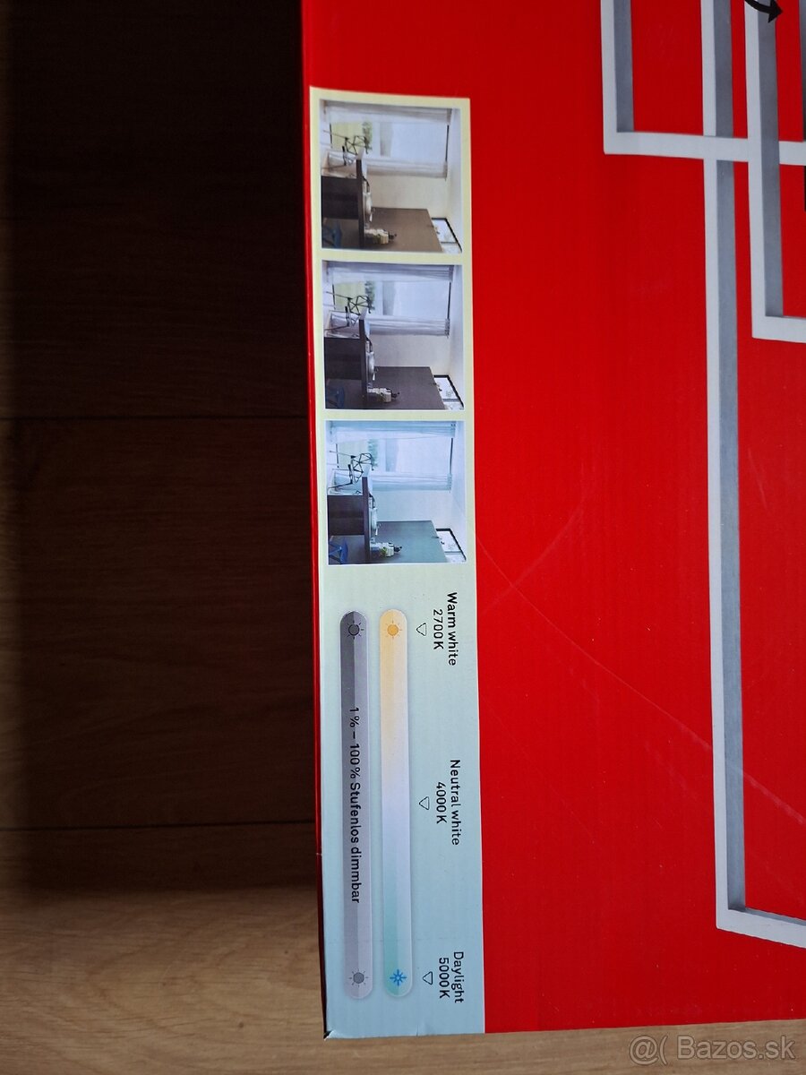 Stropné LED svietidlo BRILO FRAME – 5500 lm - 2