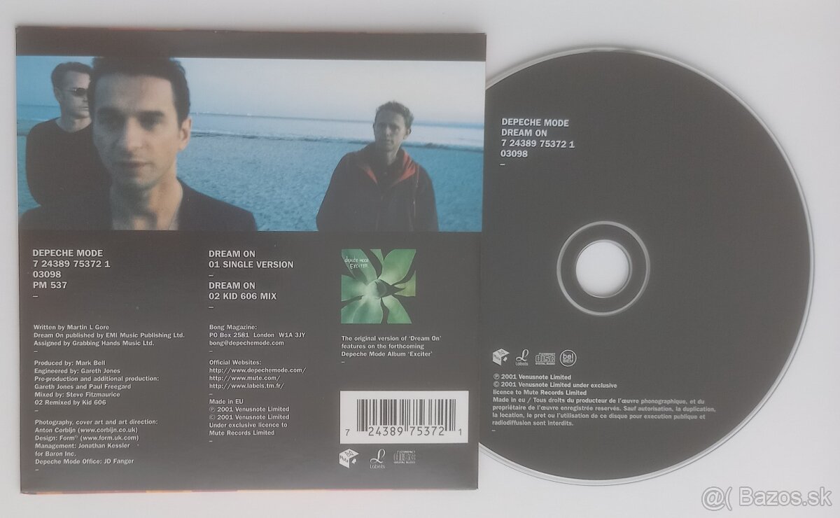 Depeche Mode France CD Dream On - 2
