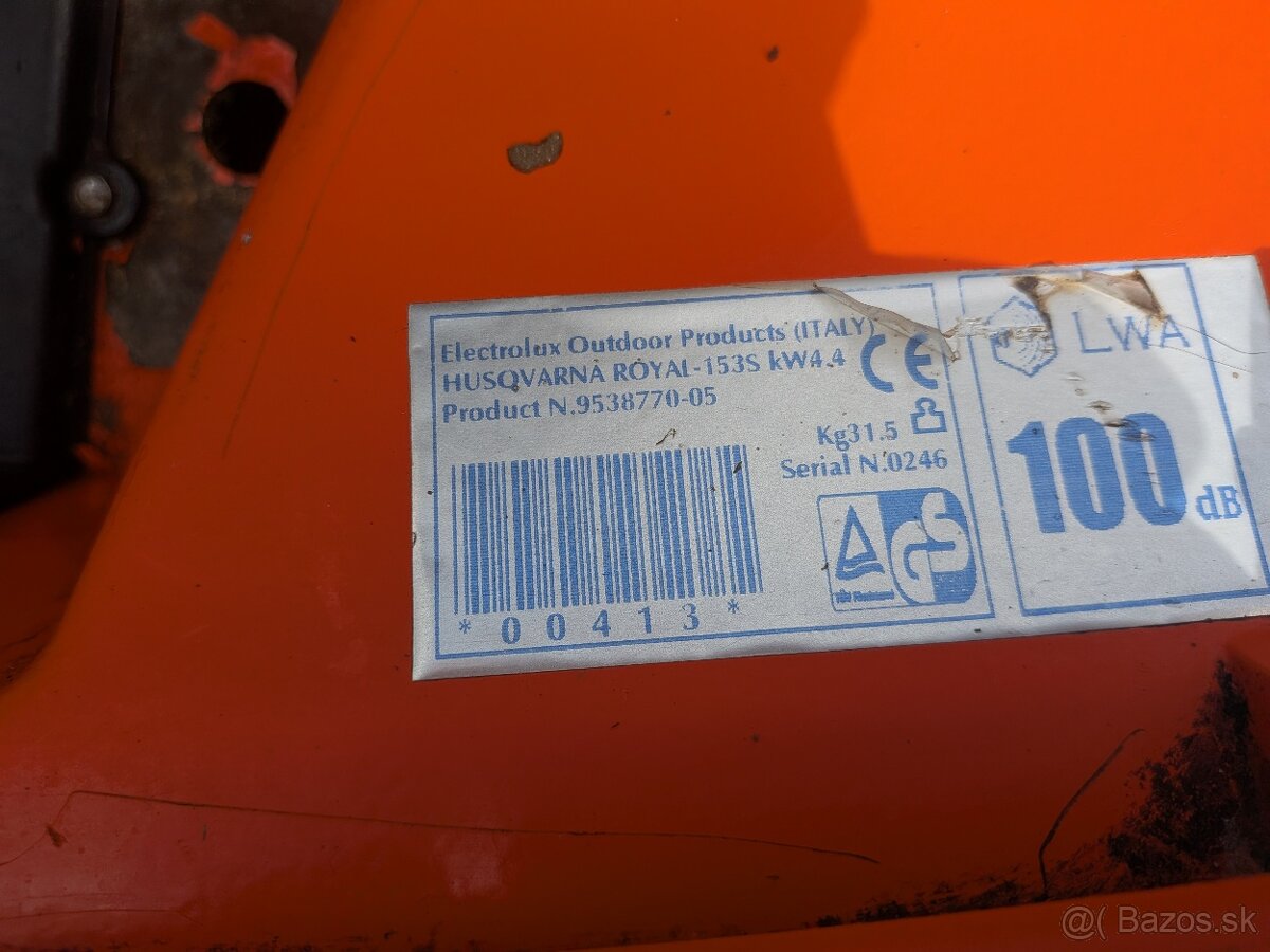 Husqvarna 153 s 4.4kw - 2