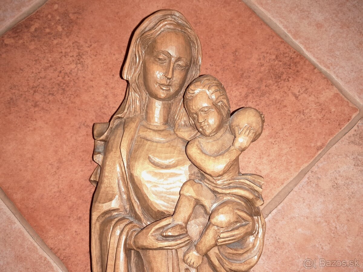 Sv. Marie soška – socha - dřevo (925G) - 2