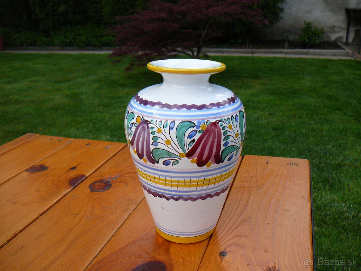 Váza s modranskej keramiky 17,5 cm - 2