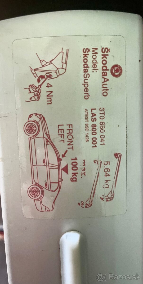 Strešne nosiče Škoda SuperB - 2