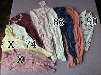 Detské/ dojčenské pyžamo, overál - 2