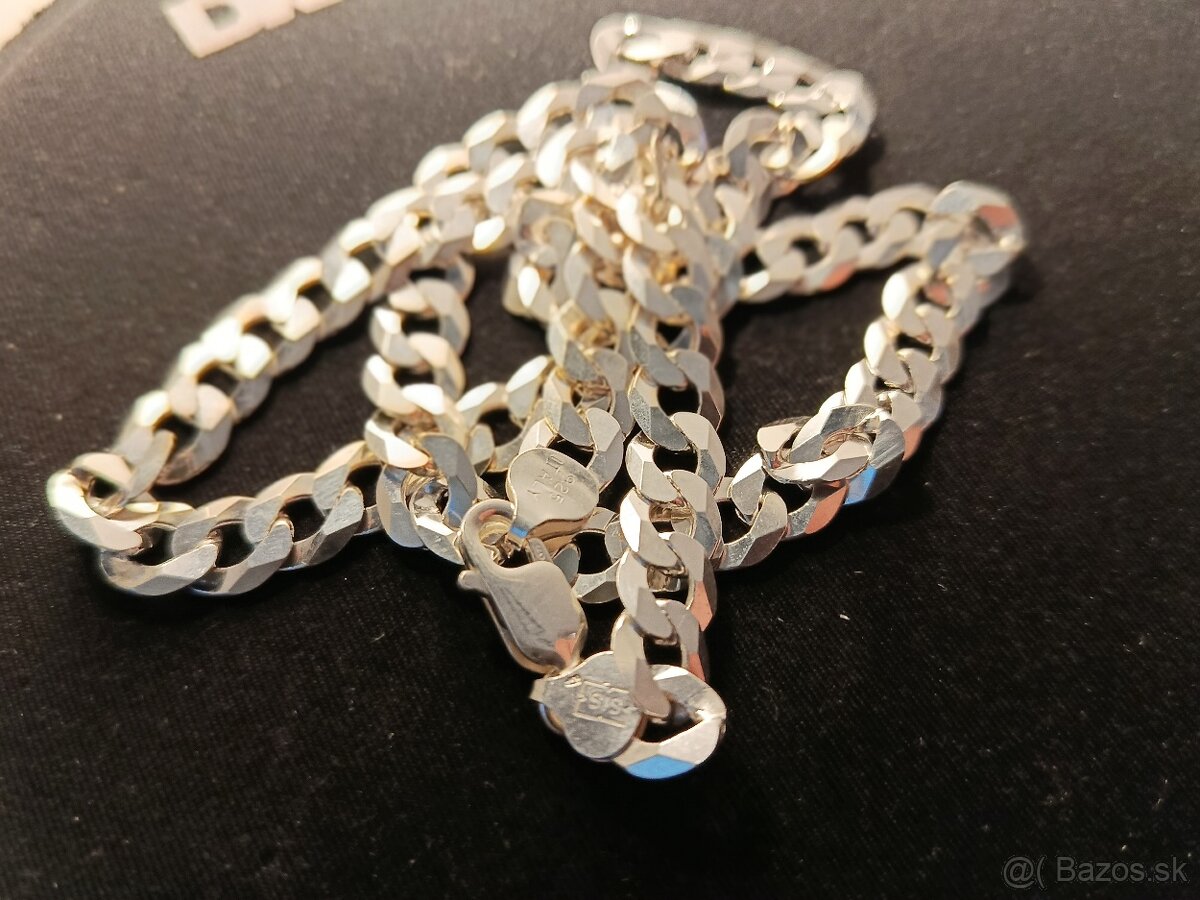 Nova nenosena strieborná retiazka - 2