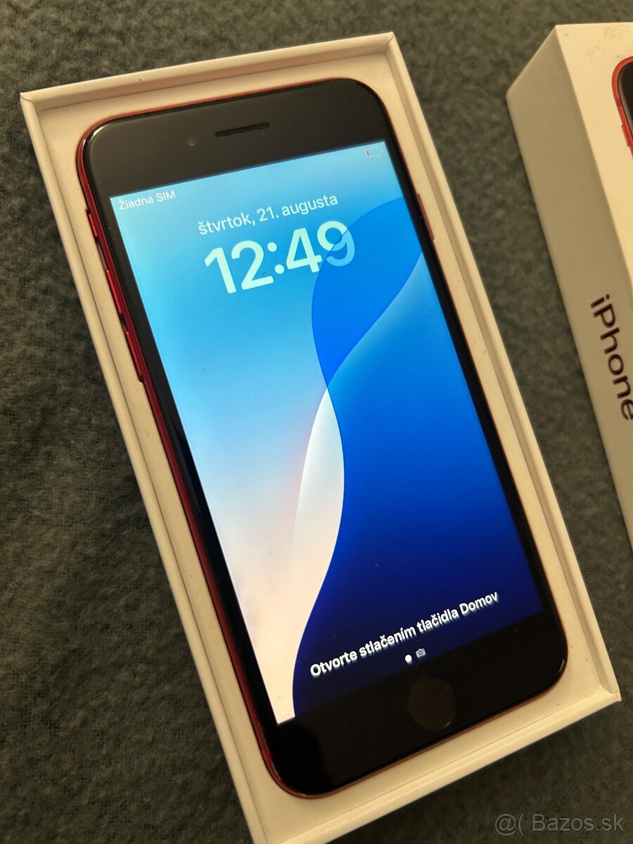 iPhone SE 2020 64GB red - 100% batéria - 2