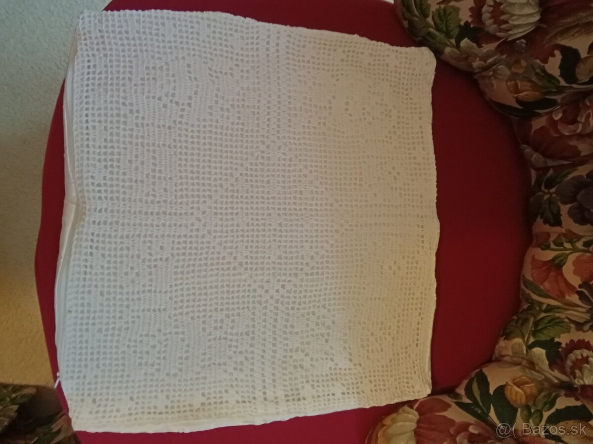 Obliečky na vankúše háčkované - 2