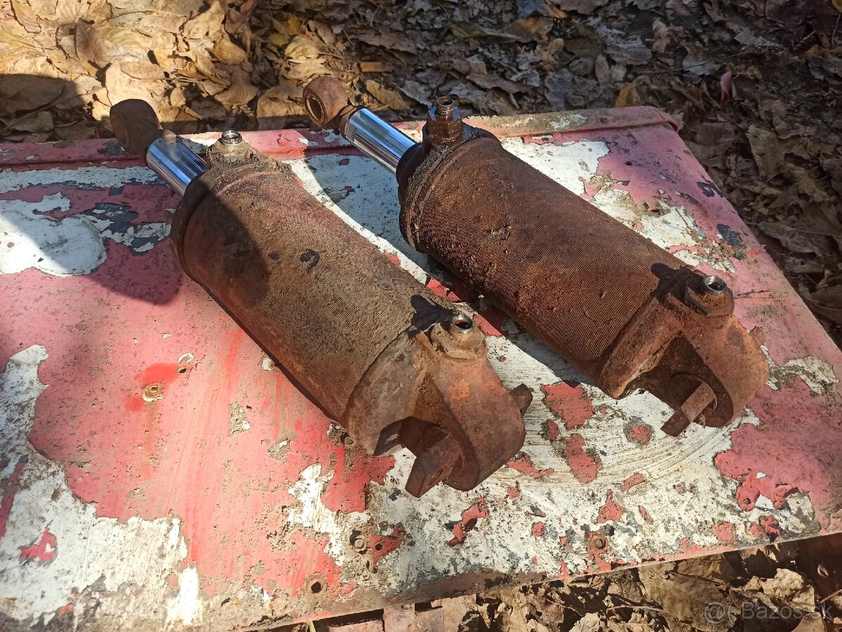 2x hydraulický piest valec dvojcinny - 2