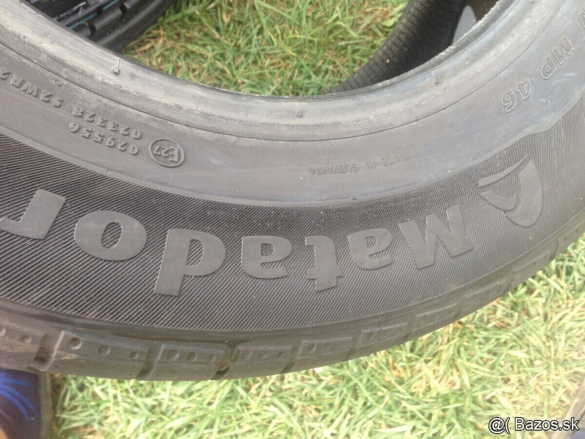 Predám letné 225/60r16 - 2