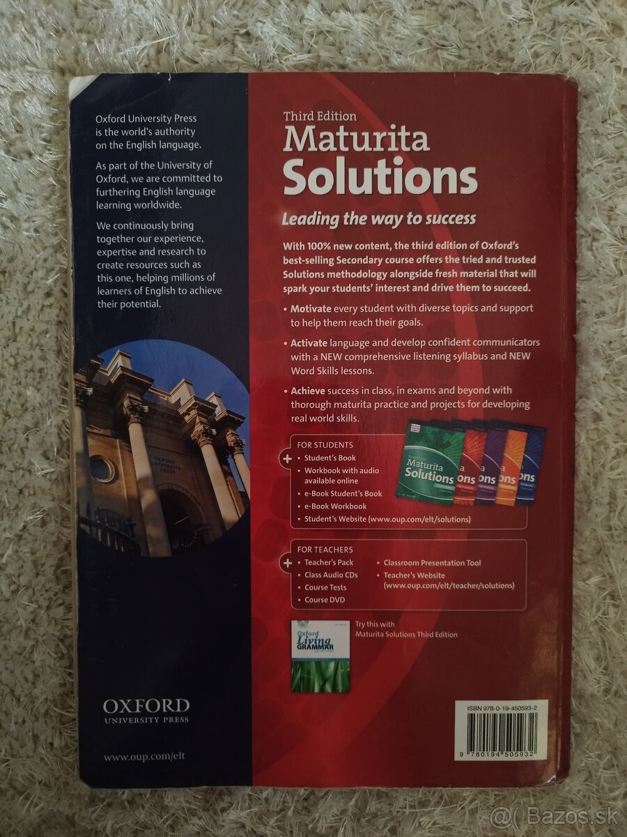 Predám učebnicu Third Edition Maturita Solution - 2