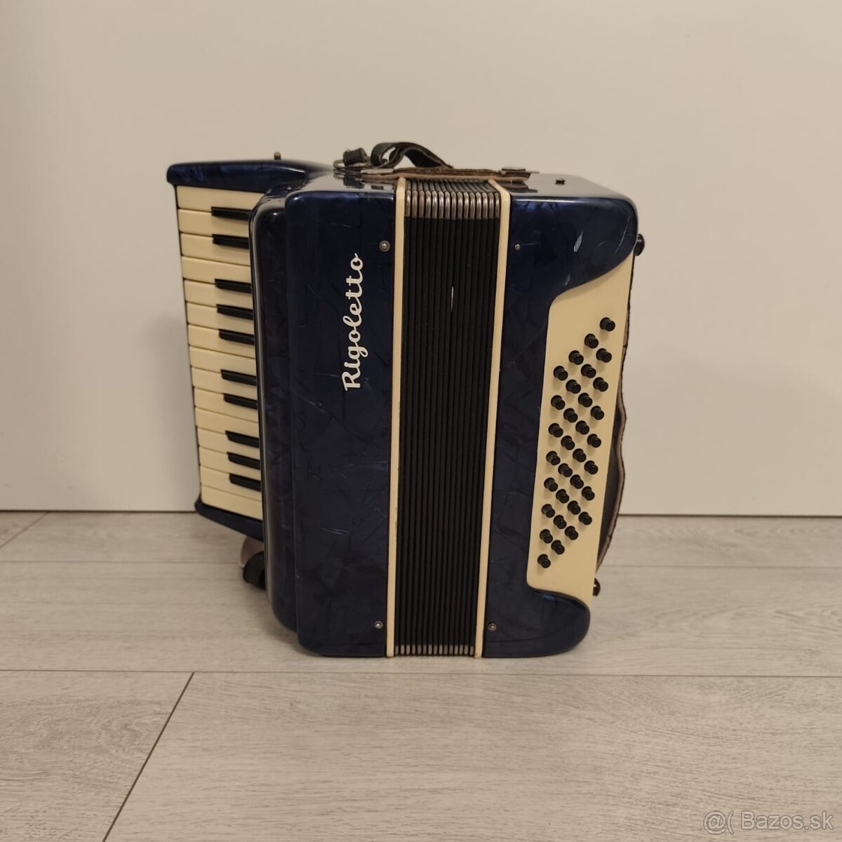 Harmonika modrá - 2