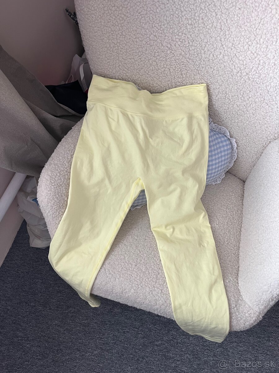 Push up leggings lemon yellow - 2