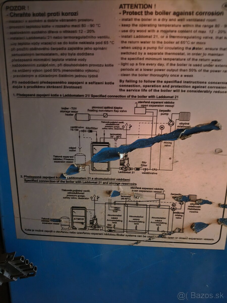 Predám kotol na drevo. - 2