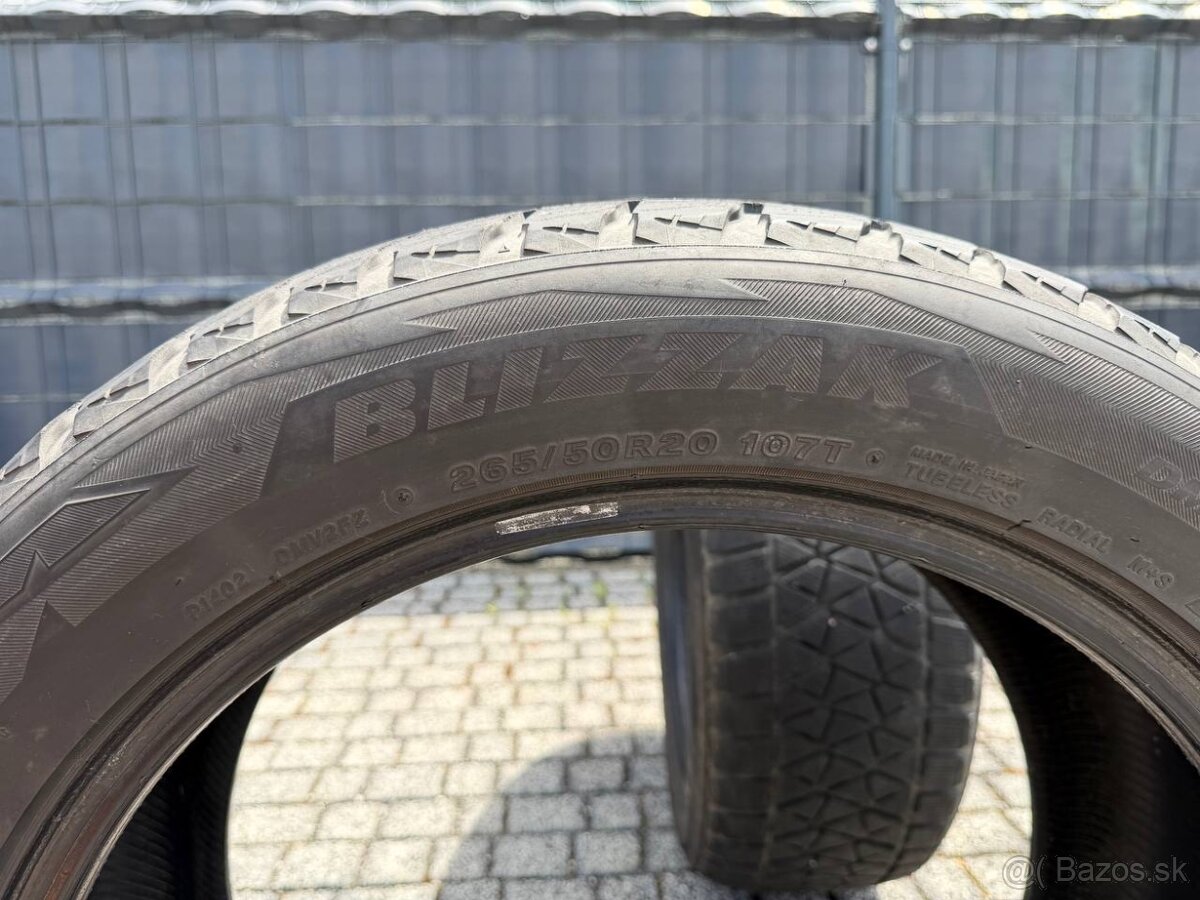 Pneumatiky 265/50 R20 2x Bridgestone Blizzak - 2