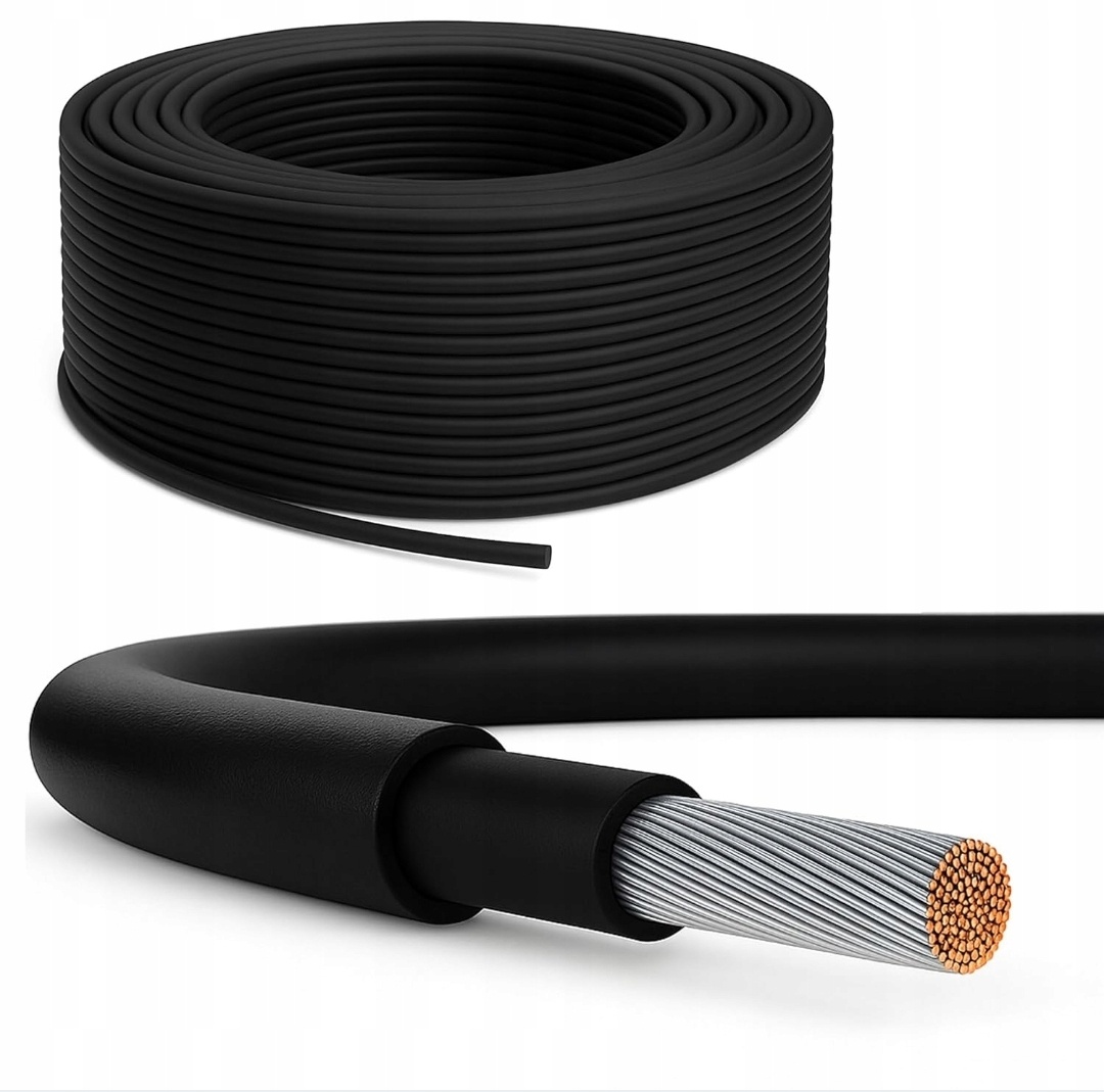 Solárny kábel 6mm čierny - 2