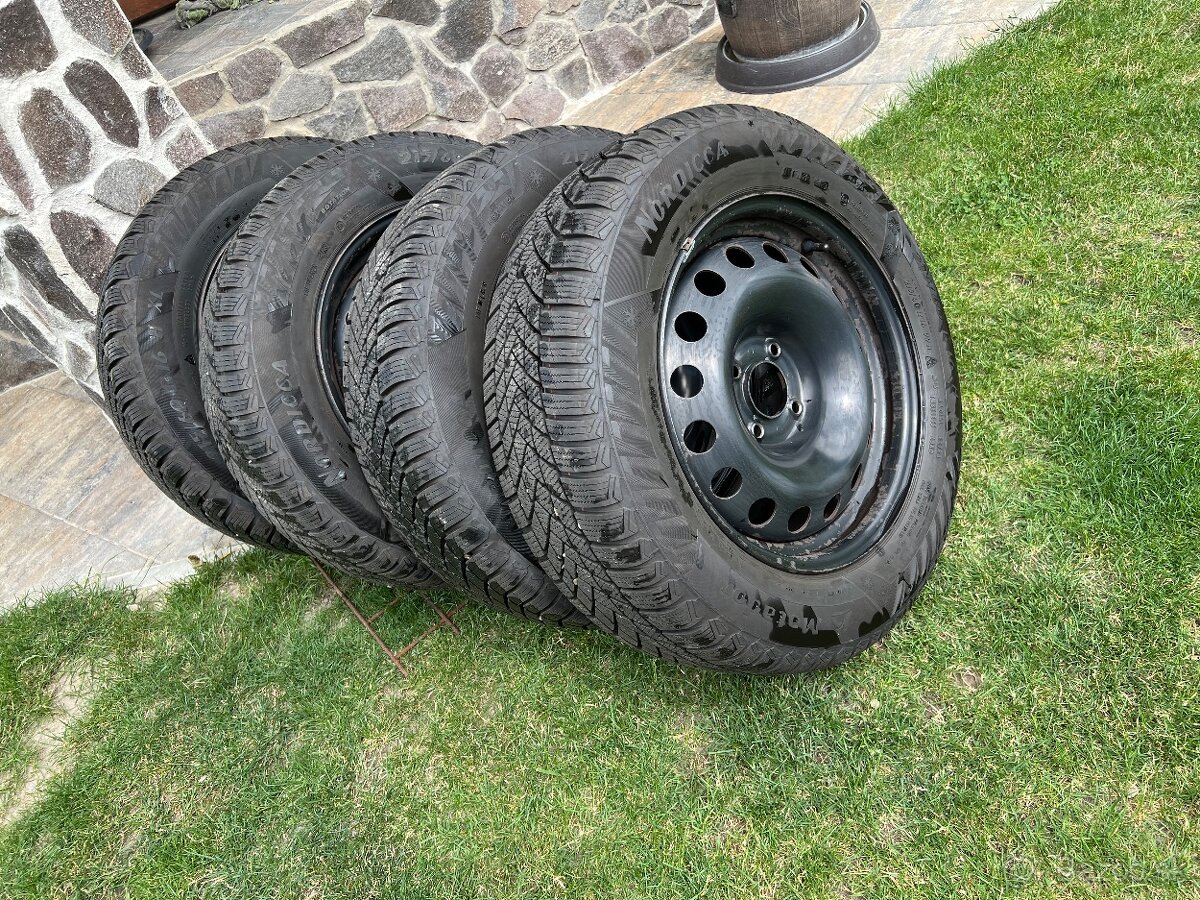 Predám komplet kolesá zima Peugeot/Citroen - 2