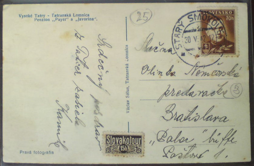 Vysoke Tatry stará pohladnica - 2