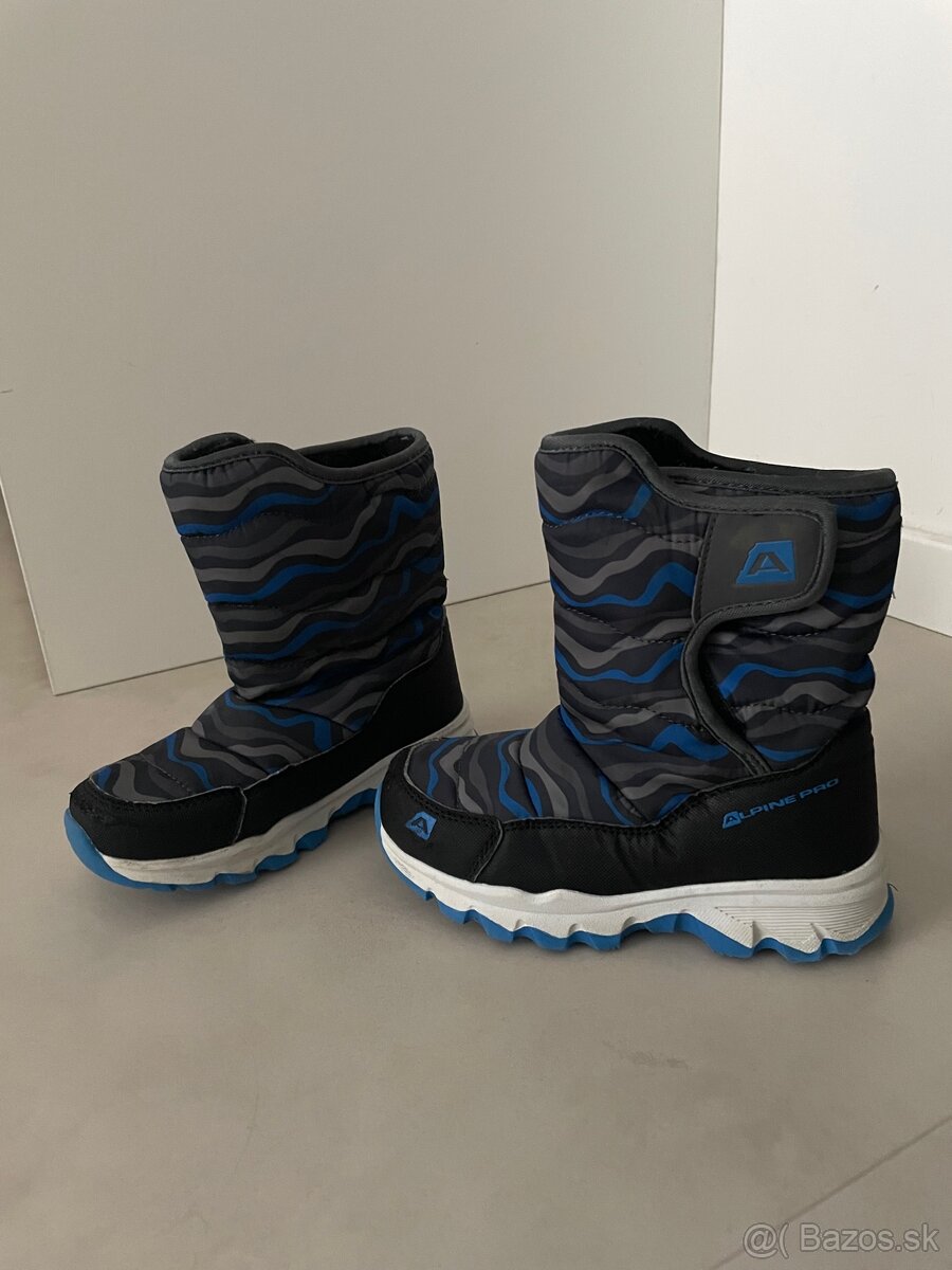 Snehule ALPINE PRO 30 a zimné nohavice Nevica 110-116cm - 2