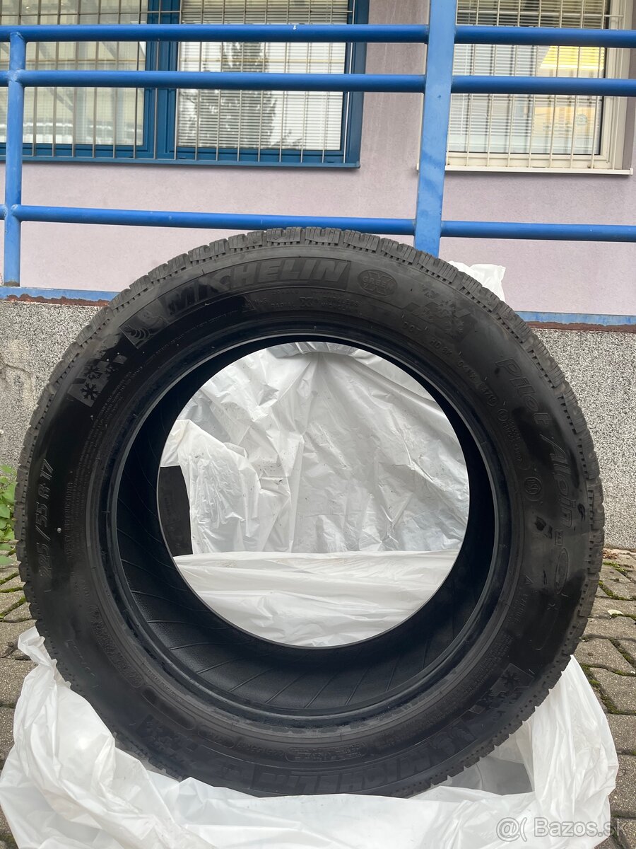 2 zimne pneumatiky Michelin Pilot Alpin 5 - 2