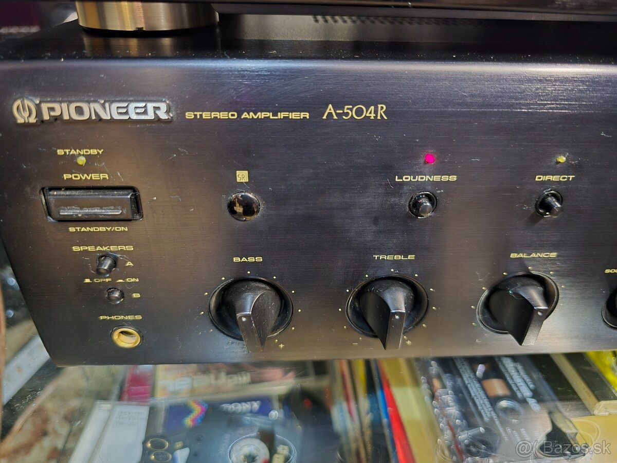 Pioneer A504R, CT-W505 , PD-204 hifi zostava - 2