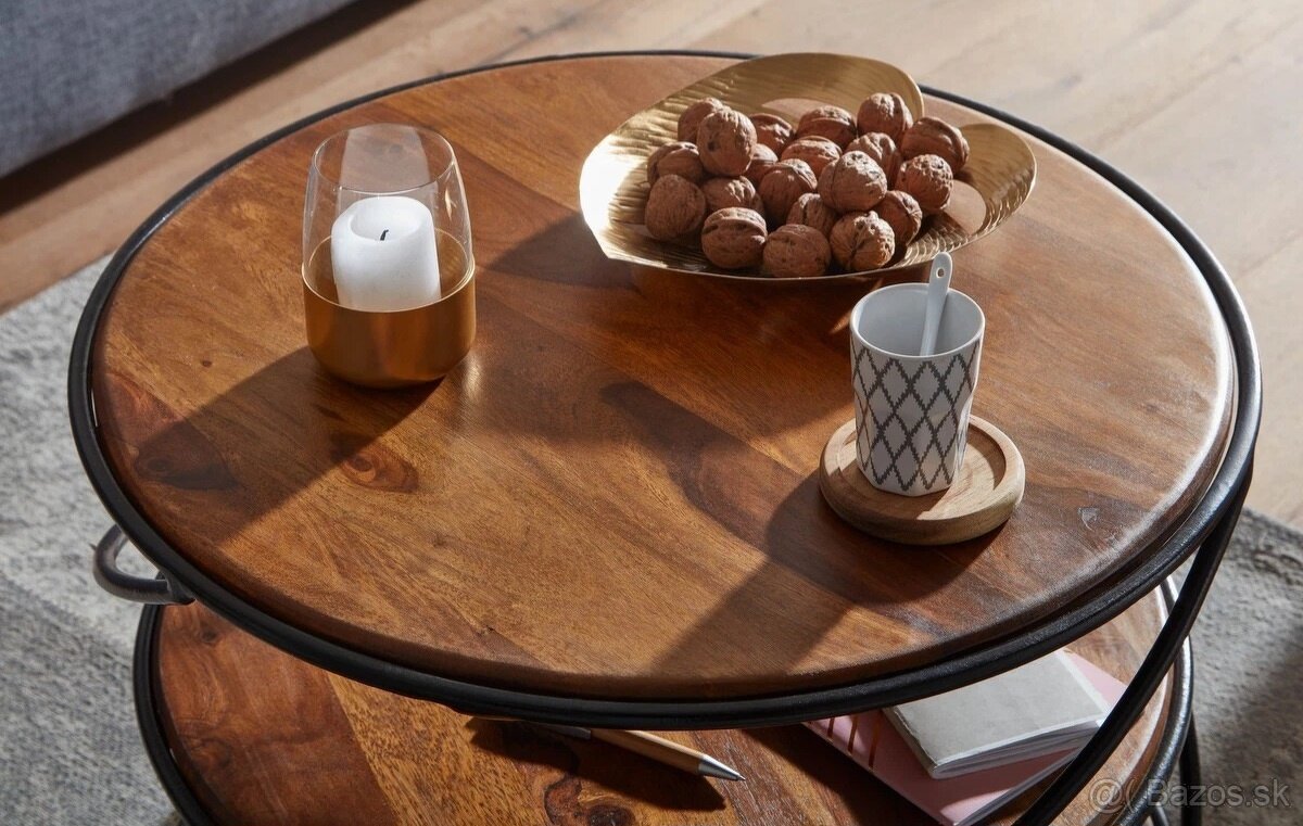 Konferenčný stolík okrúhly 3 dielny - 2