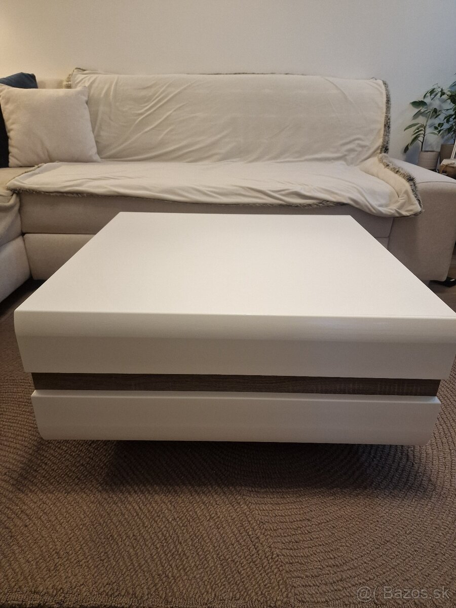 Konferencny stolik biely - 2