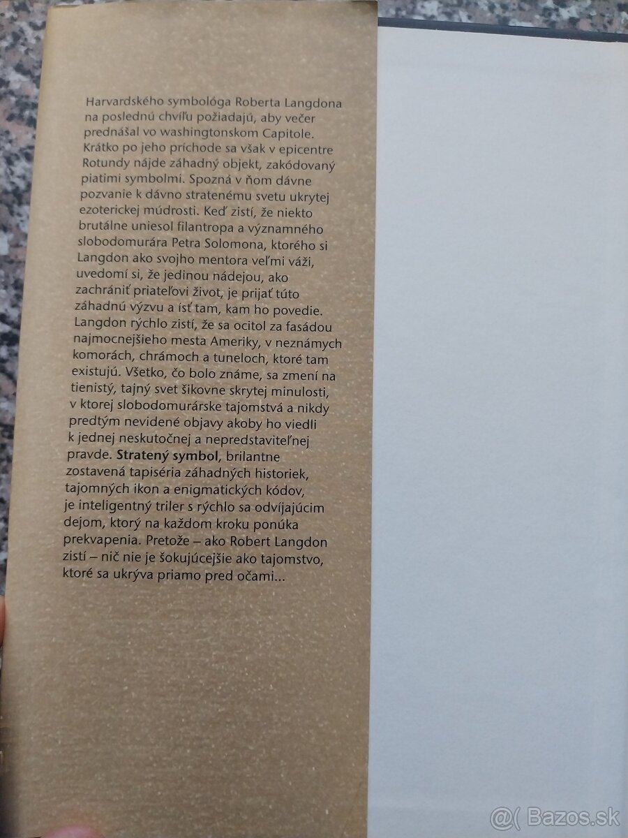 DAN BROWN - STRATENÝ SYMBOL - 2