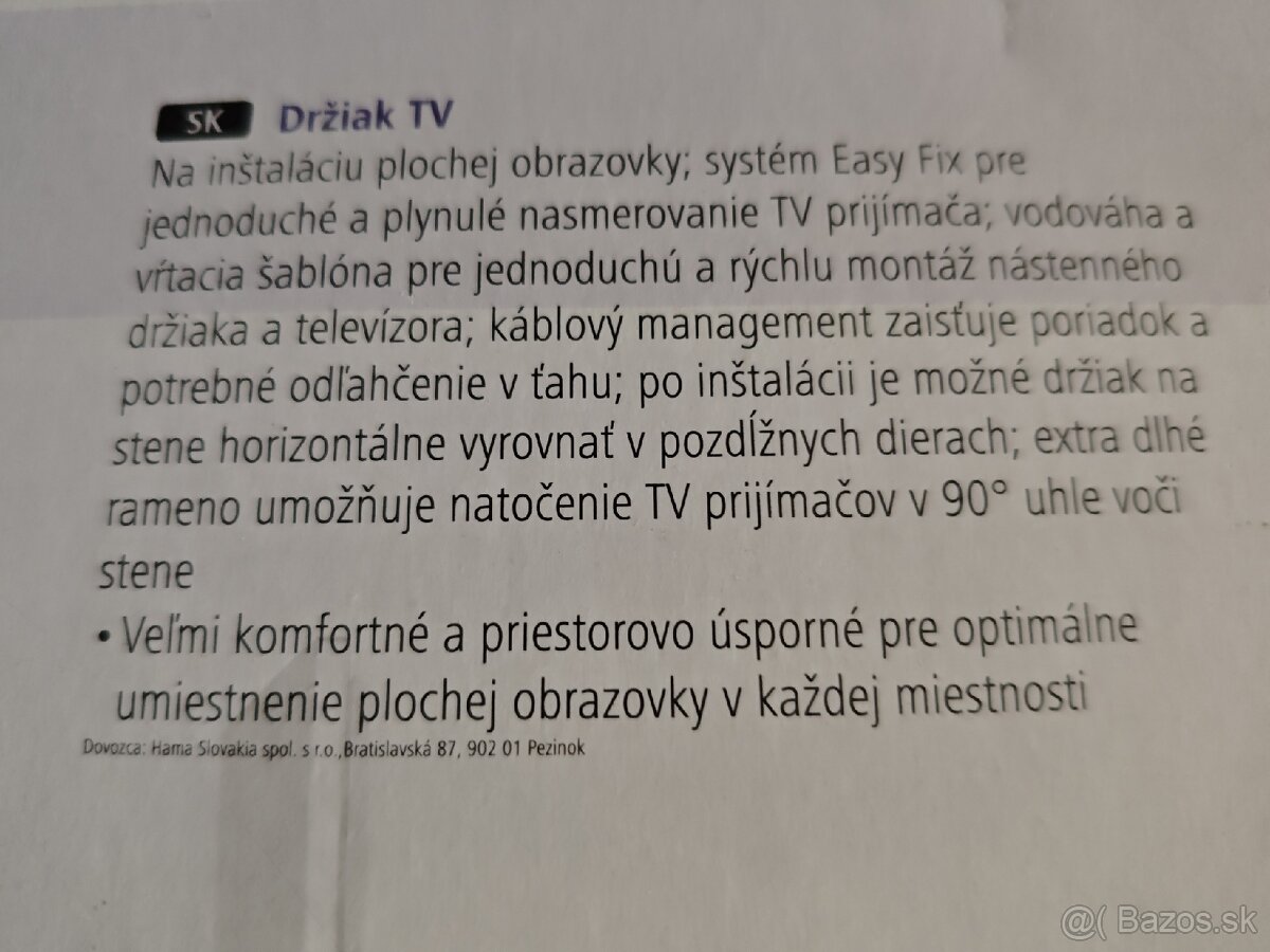 Držiak na telku na stenu - 2