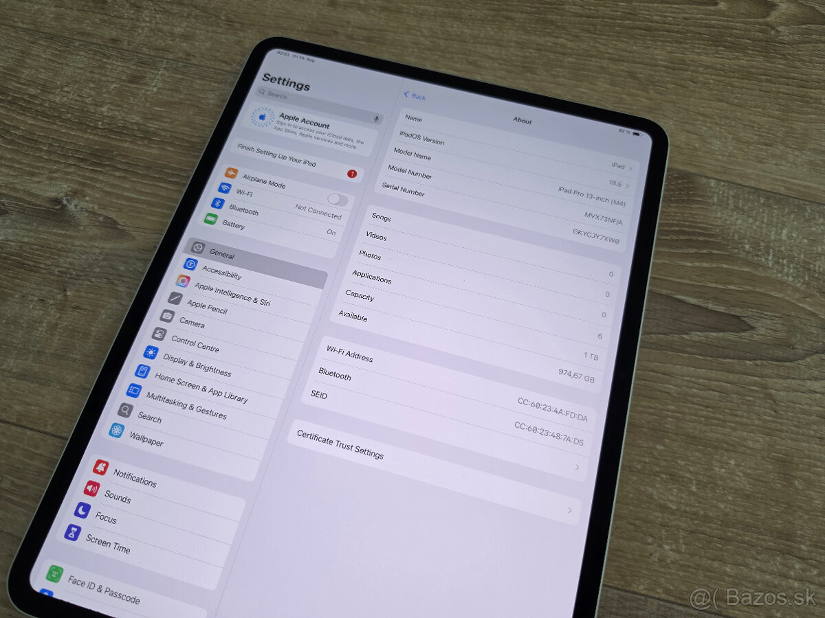 Apple iPad pro 13 m4 1TB - 2