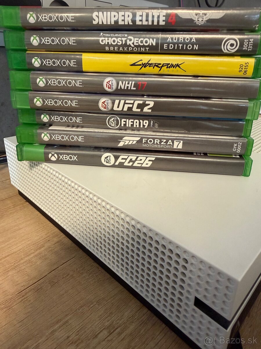 Xbox One S 500GB + 2x ovládač + hry + možnosť účtu - 2