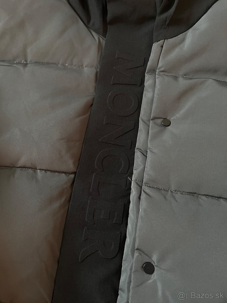 Moncler Bunda Siva Velkost 3 - 2