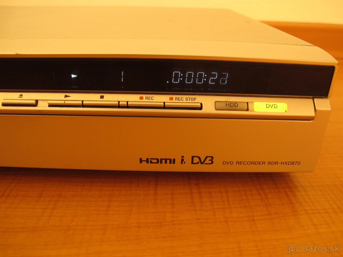 DVD recorder RDR - HXD870 s 160GB HDD - 2