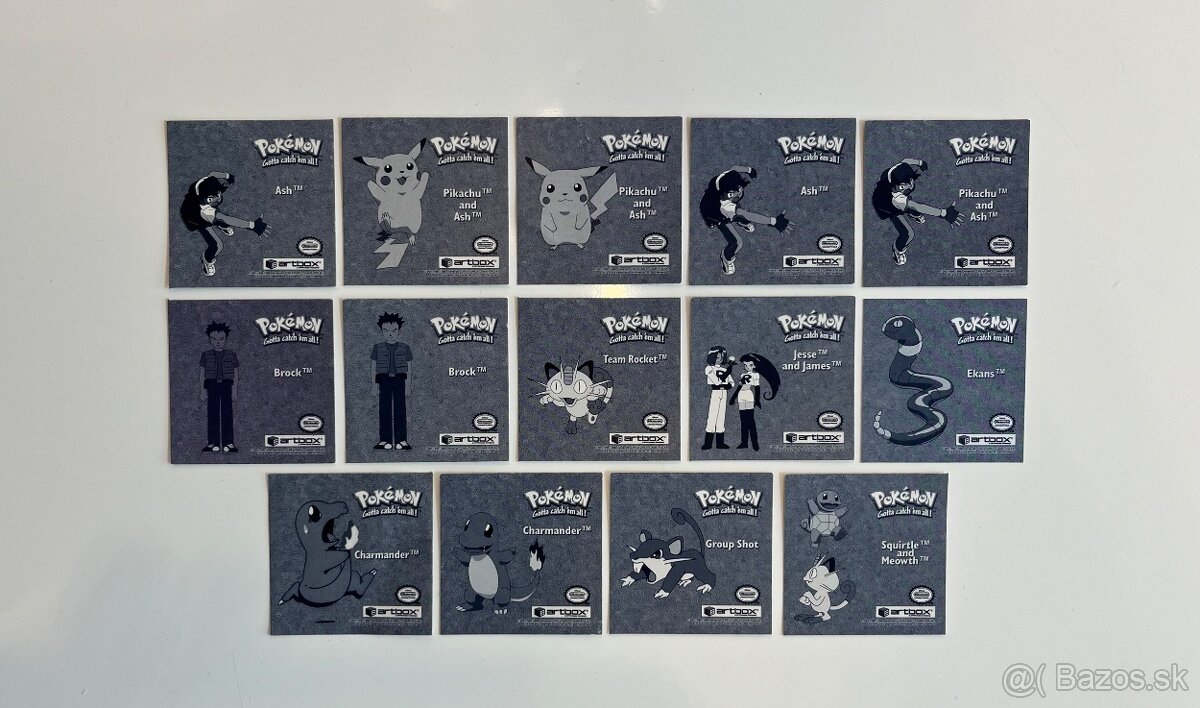 Pokemon Stickers 1999 ARTBOX (Strieborne) - 2