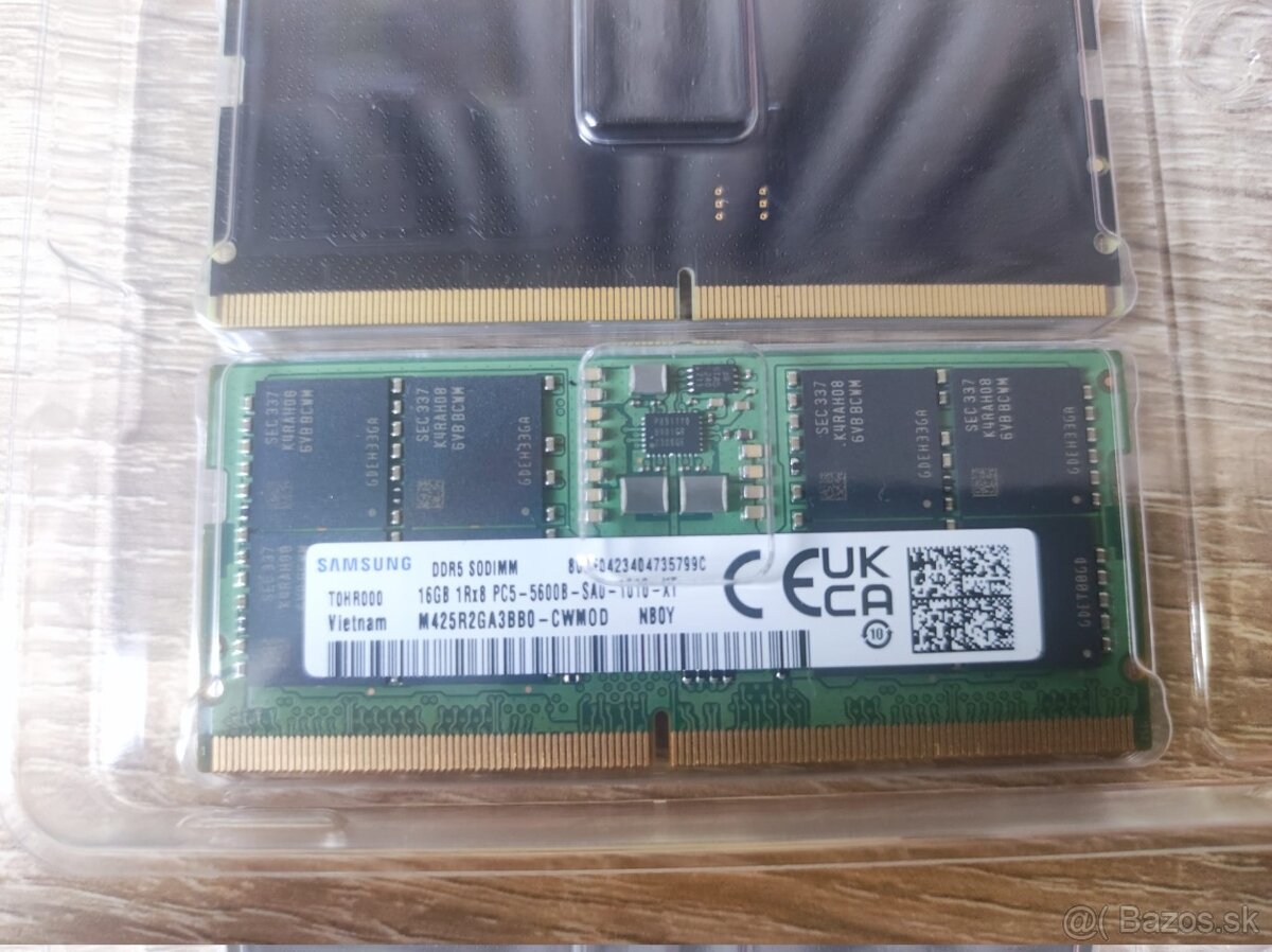 Pamäť RAM SO-DIMM 16 GB DDR5 (32 GB) - 16GB, 32GB - 2