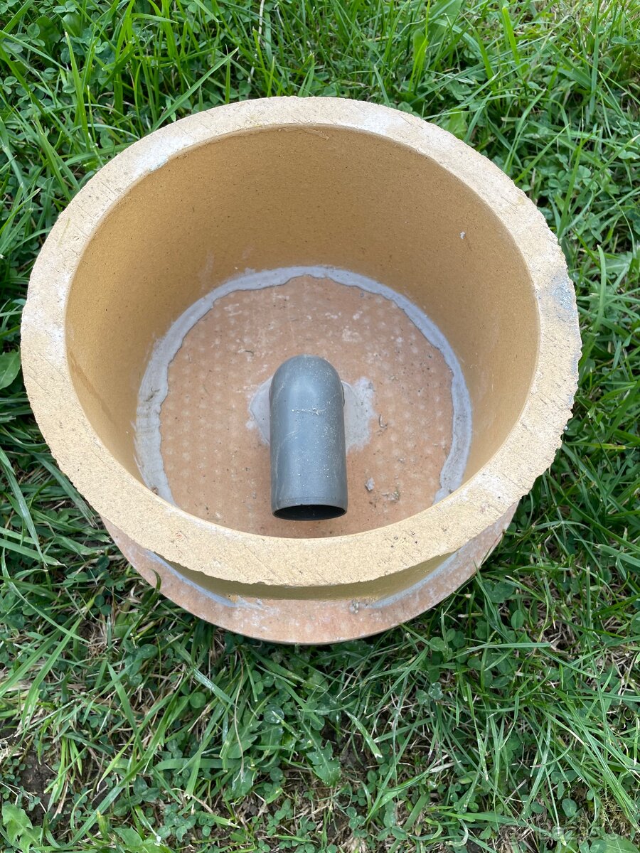 Miska na kondenz ZOP, šamotový tmel Rudomal - 2