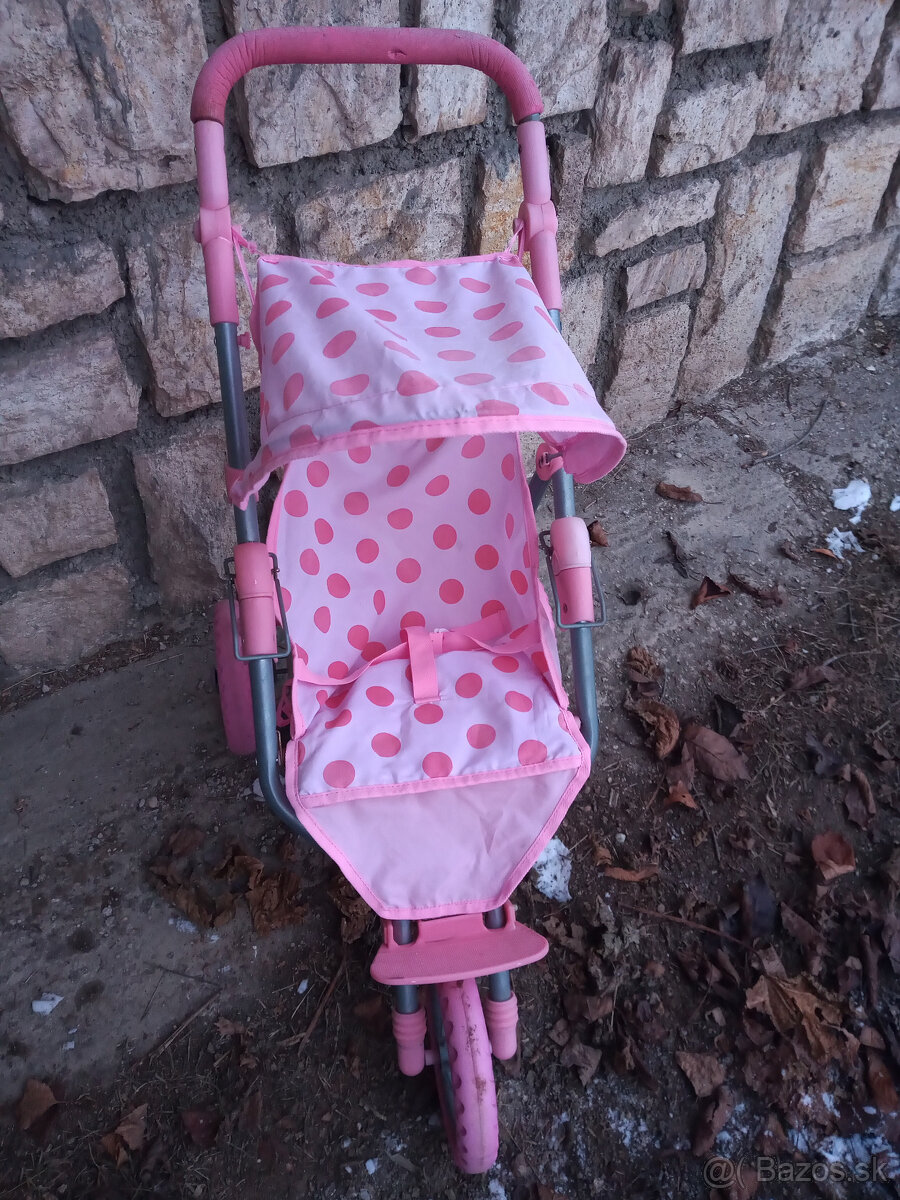 kocik detsky trojkolesovy ruzovy - 2