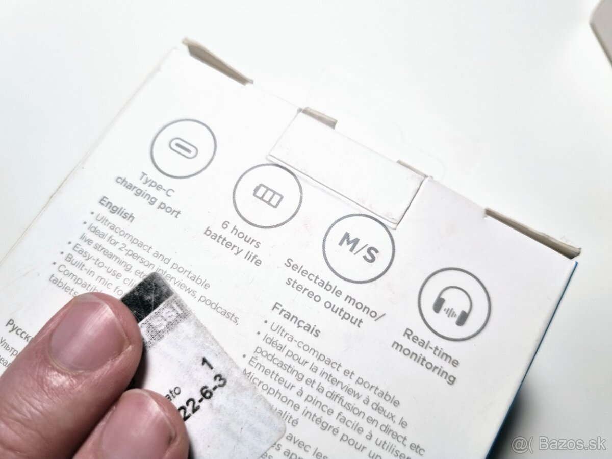 Bezdrotove Mikrofony na kameru BOYA SYNCO wireless mic - 2