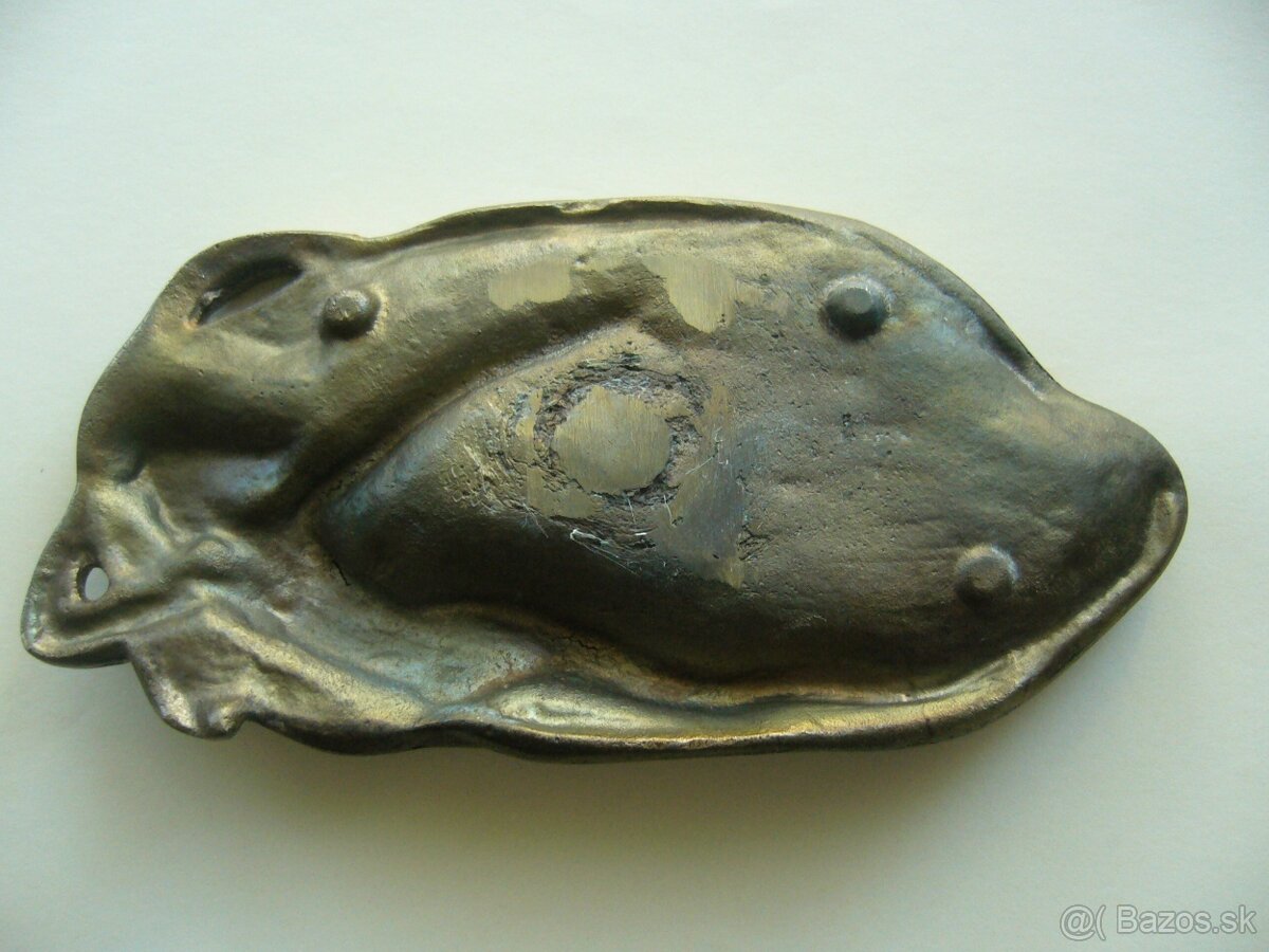 Mosadzná miska - art nouveau - 2