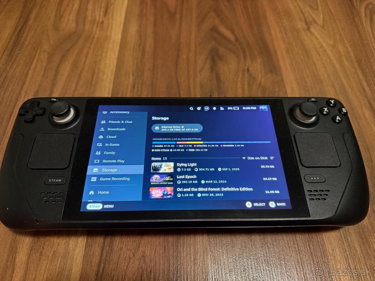 Predám Steam Deck – výborný stav, pripravený na hranie - 2