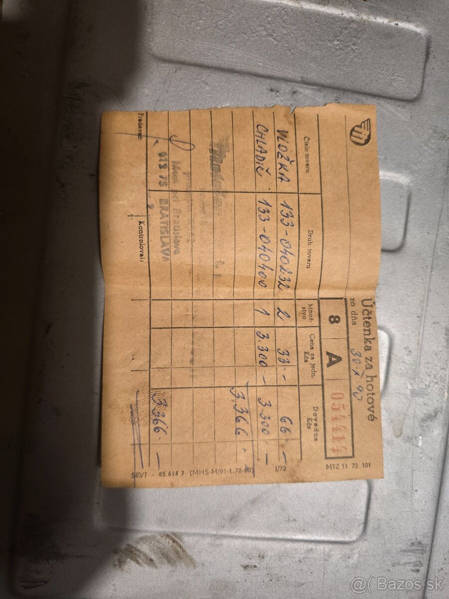 Olejový chladič Tatra 613 – originál nepoužitý - 2