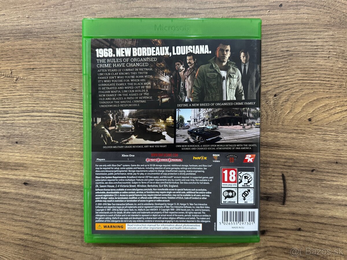 Hra Xbox One - Mafia 3 CZ - 2